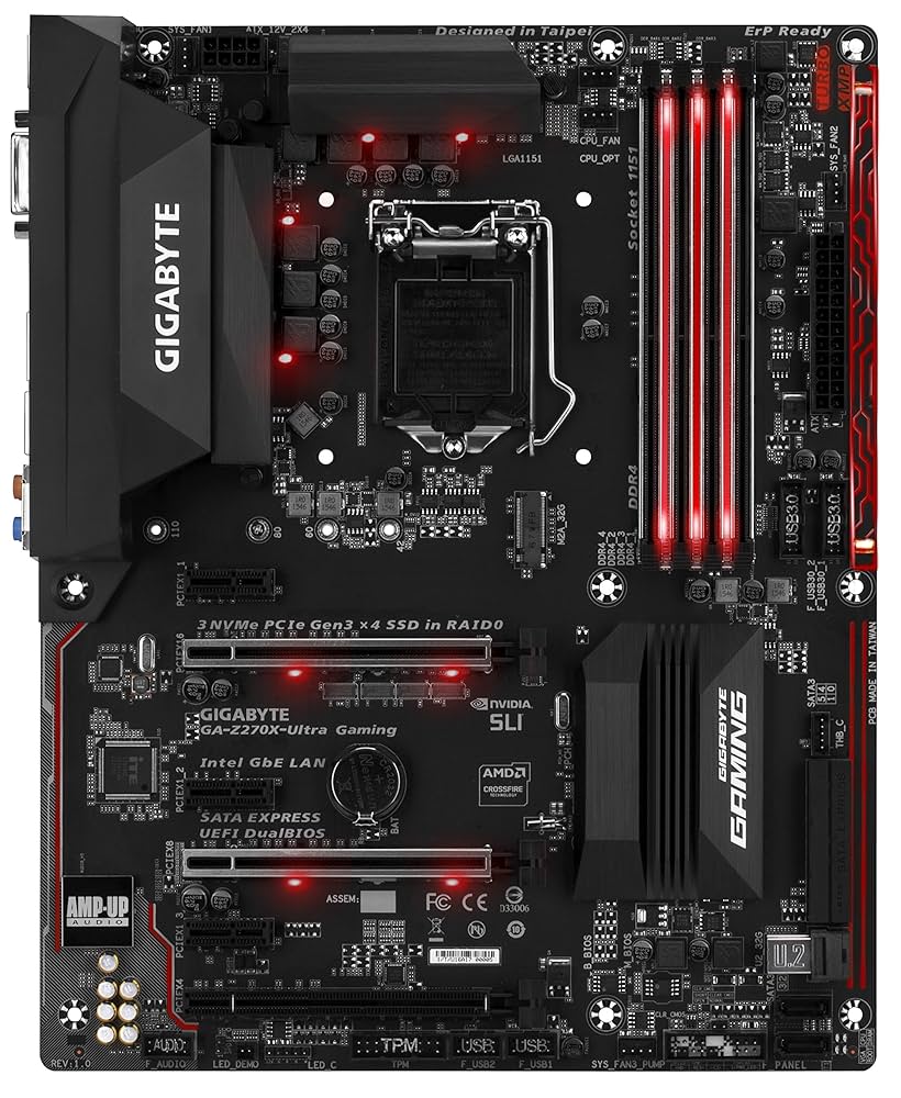 Amazon.com: GIGABYTE GA-Z270X-Ultra Gaming LGA1151 Intel 2